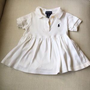 🔥RALPH LAUREN BABY 💯 cotton one piece dress